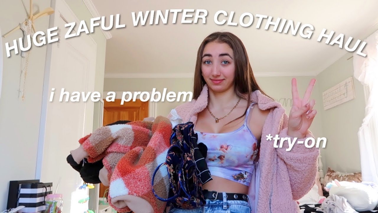 huge fall and winter haul (zaful try-on)
