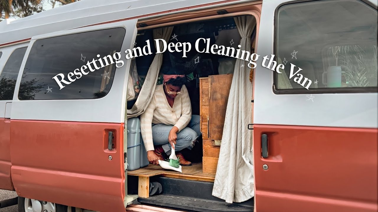 A New Year Van Reset | Deep Cleaning and Organizing ✨🌿