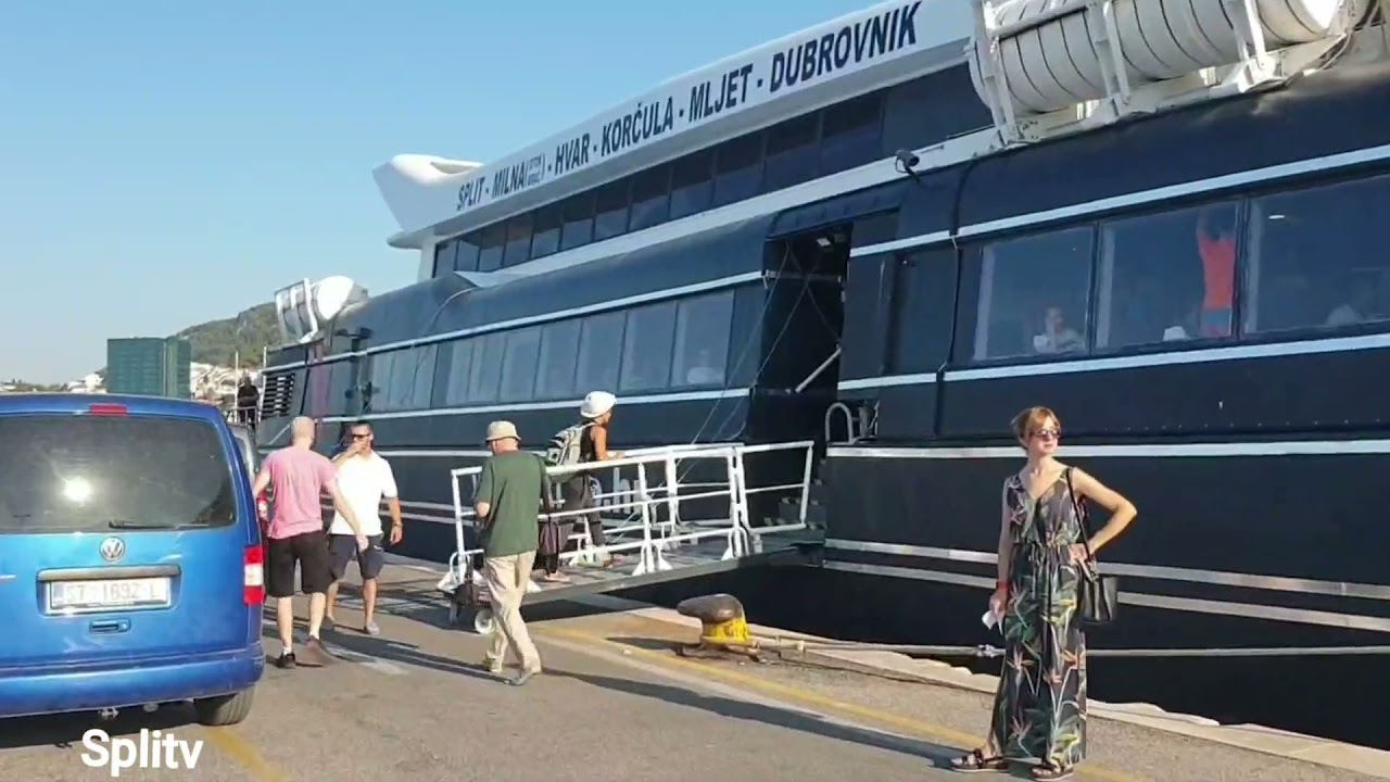 Split - Brač - Hvar - Korčula - Mljet - Dubrovnik dnevni katamaranski prijevoz nakon dvije godine