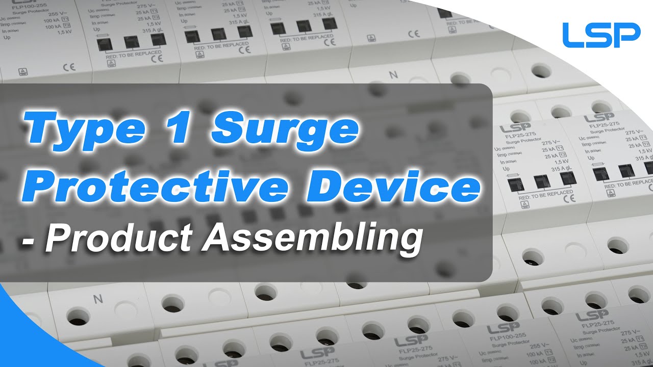 AC Type 1 Surge Protective Device SPD assembling