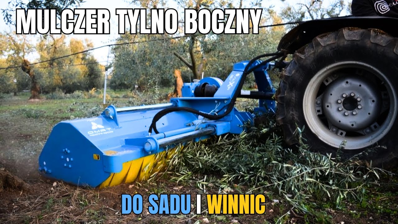 Mulczer boczny do sadów i winnic – jak doczyścić miejsca poza torem ciągnika?