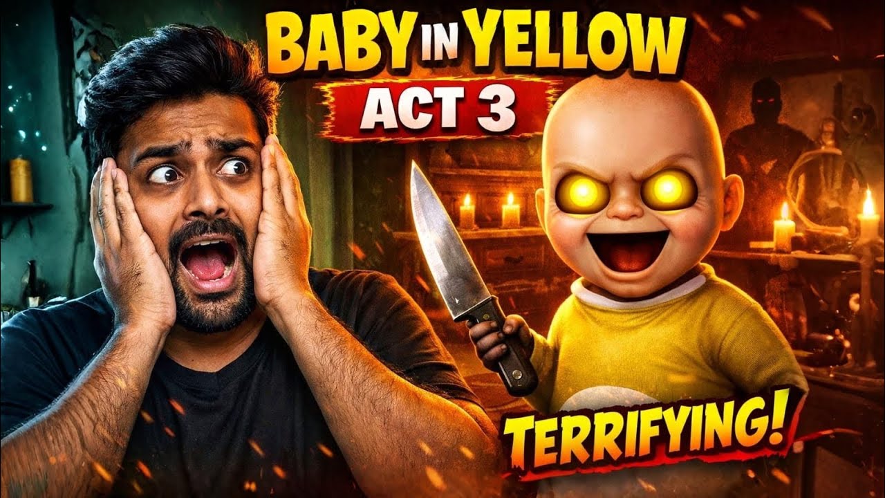 ACT 3 IS PURE NIGHTMARE… 😨 The Baby in Yellow | Hindi Gameplay