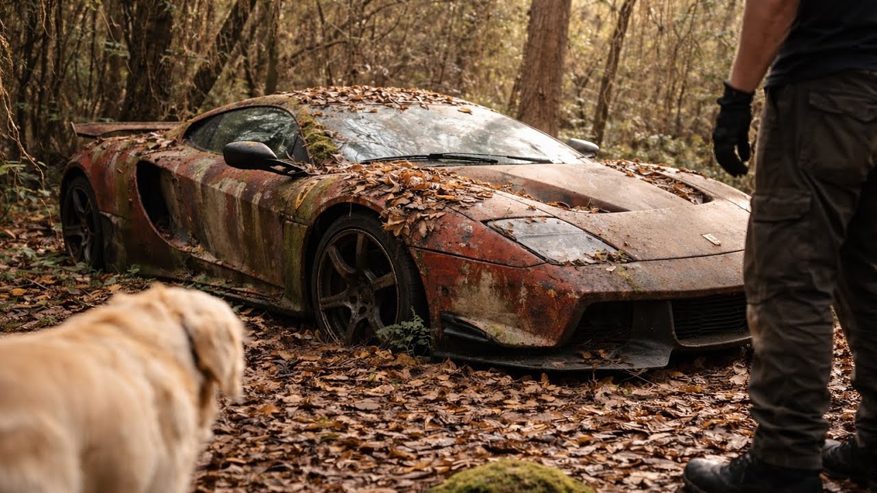 The Forest Tried to Hide This Lamborghini — We Rebuilt It From the Ground Up | ASMR Restoration