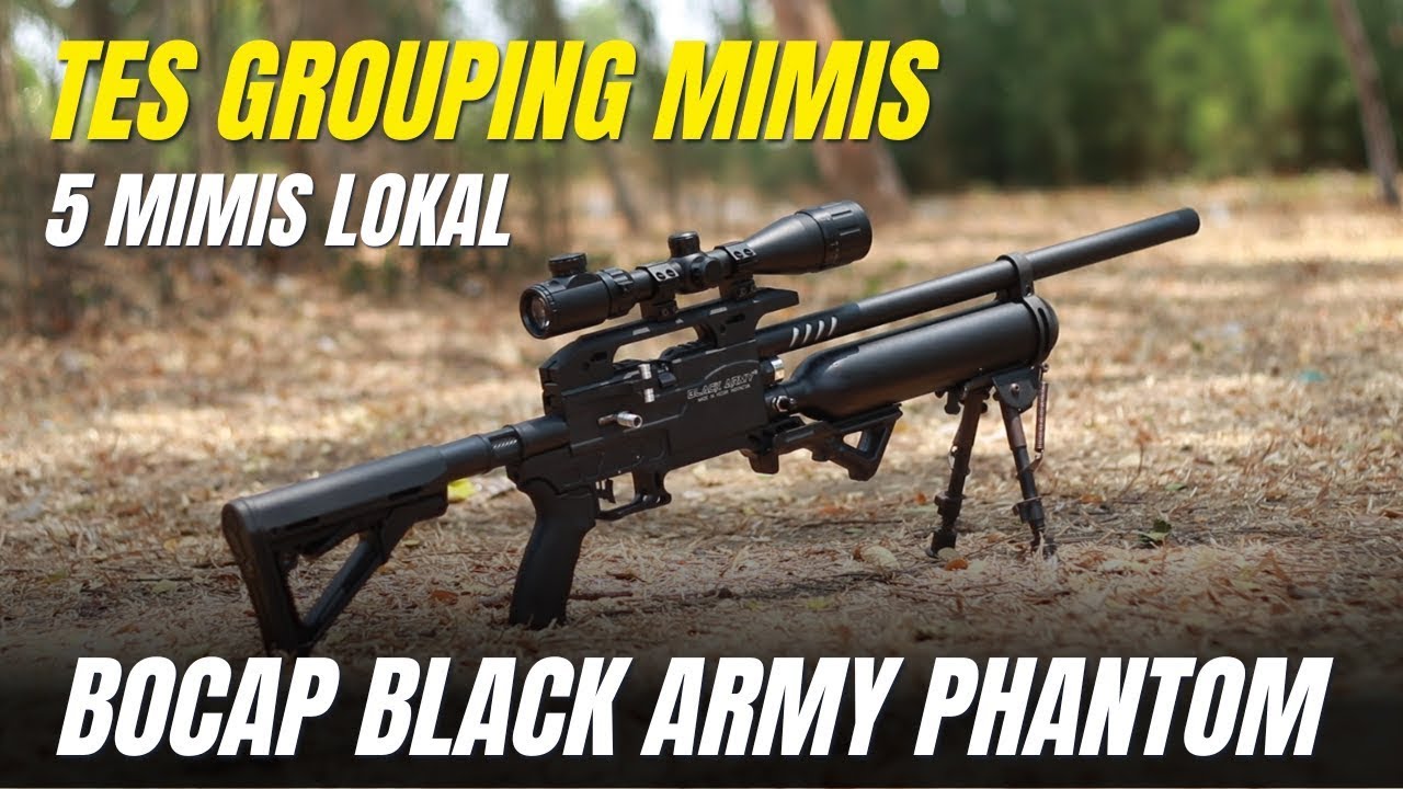 Mimis Terbaik untuk PCP Predator Bocap Black Army Phantom? Tes Akurasi Terungkap!