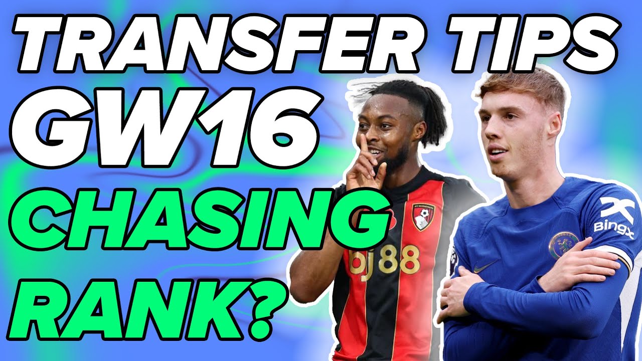 FPL Transfer Tips GW16 ✅ Captain Pamer?
