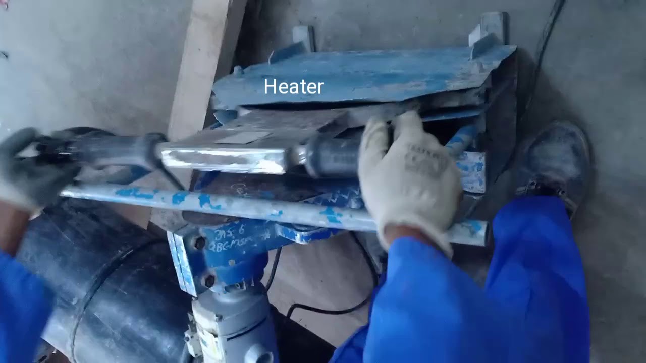 How to join HDPE pipe (through butt fusion machine)