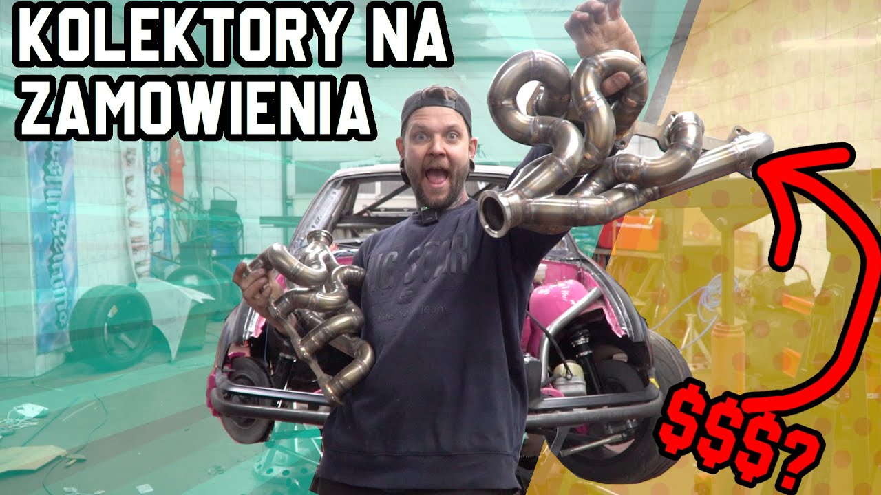 CUSTOMOWE KOLEKTORY do V8 z Mercedesa