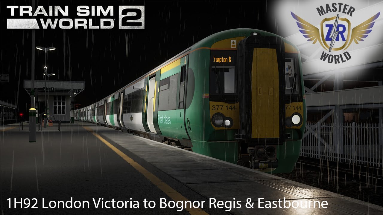 1H92 London Victoria to Bognor Regis & Eastbourne - London Commuter - Class 377 - Train Sim World 2