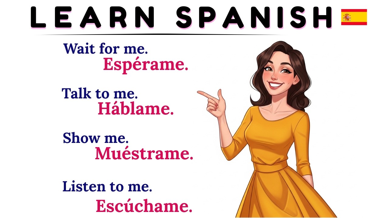 40+ Short SPANISH Phrases for Everyday Conversations | Learn Spanish | Aprender Español | Spanish