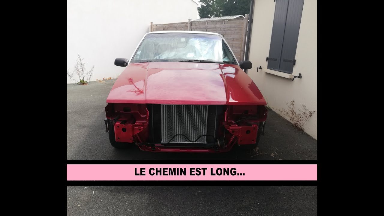 je rénove une Volvo 440 Turbo épisode 4, compartiment moteur partie 2, peinture capot ...