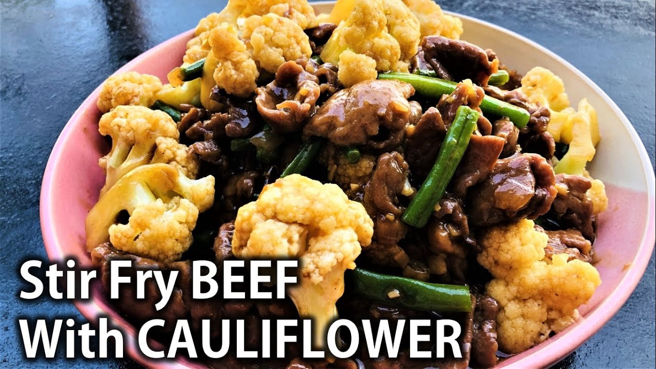 How to cook Stir Fry BEEF & CAULIFLOWER with Oyster Sauce | Stir Fry Recipes | Easy & Simple