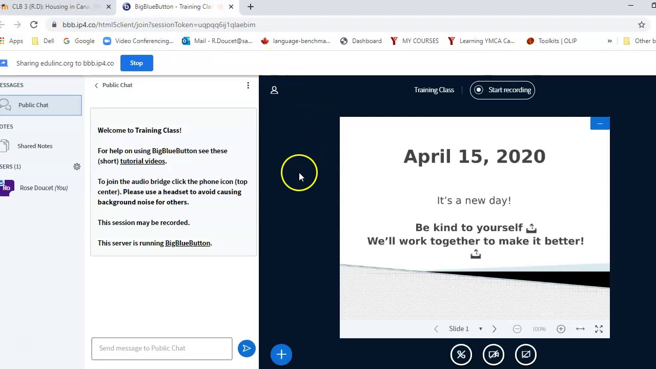 How to share your screen