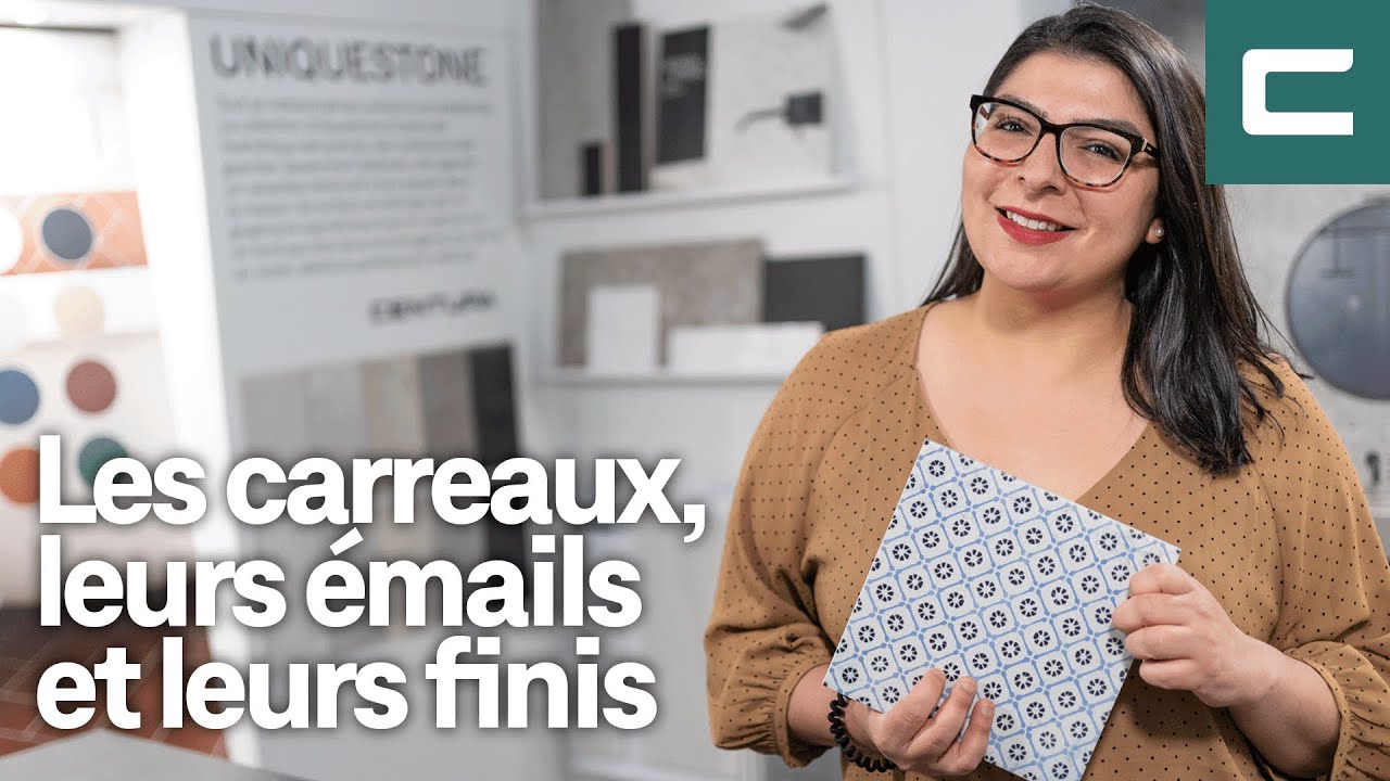 Les carreaux, leurs émails et leurs finis