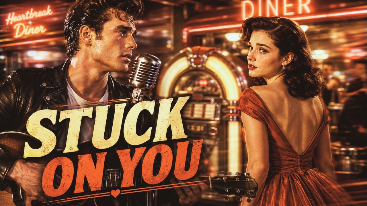 STUCK ON YOU 🎸 (Vintage Rockabilly Love Version)