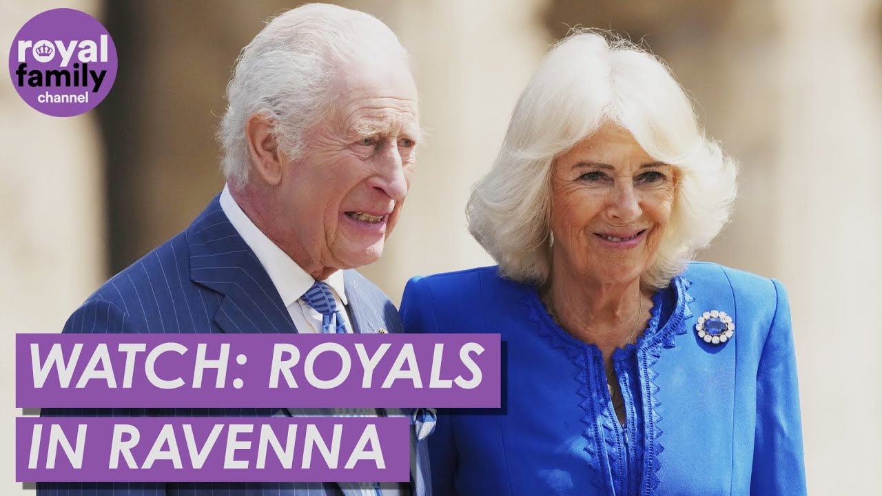 WATCH: The King and Queen Arrive in Ravenna and Visit Dante’s Tomb