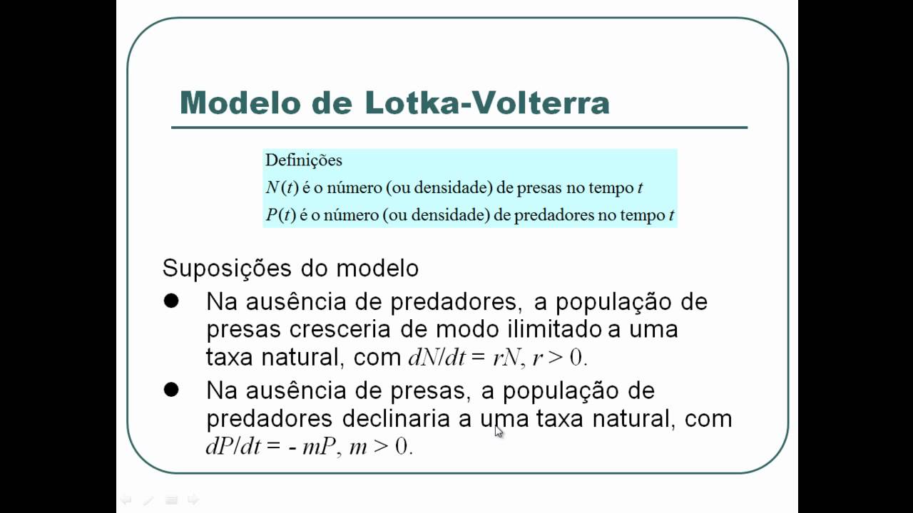 5.1 Modelo de presa-predador de Lotka-Volterra (VPS1030) - Parte 1