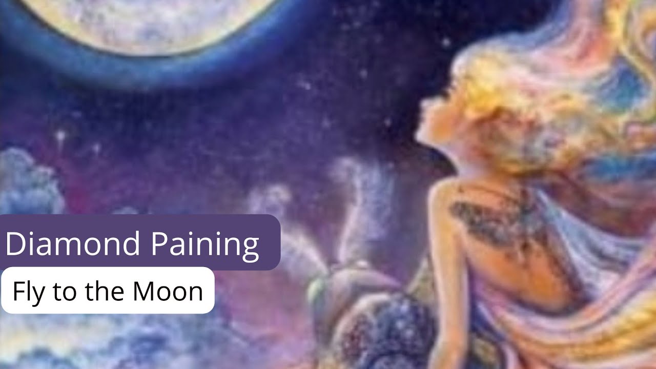 Unboxing Diamond Painting Deutschland / Josephine Wall / Fly to the Moon