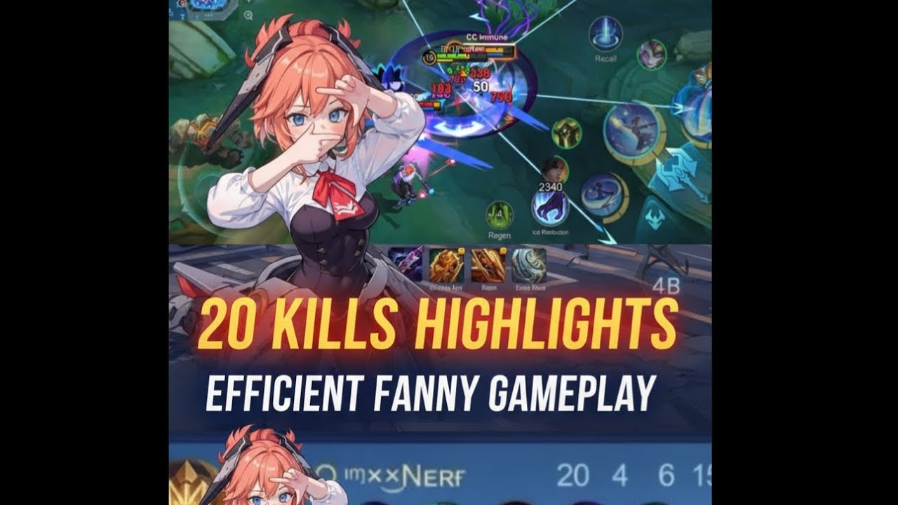 Unstoppable Fanny Rampage #mobilelegends #freestyle #mlbb #mlbbcreatorcamp #new #viral#fypシ #fyp#fy 