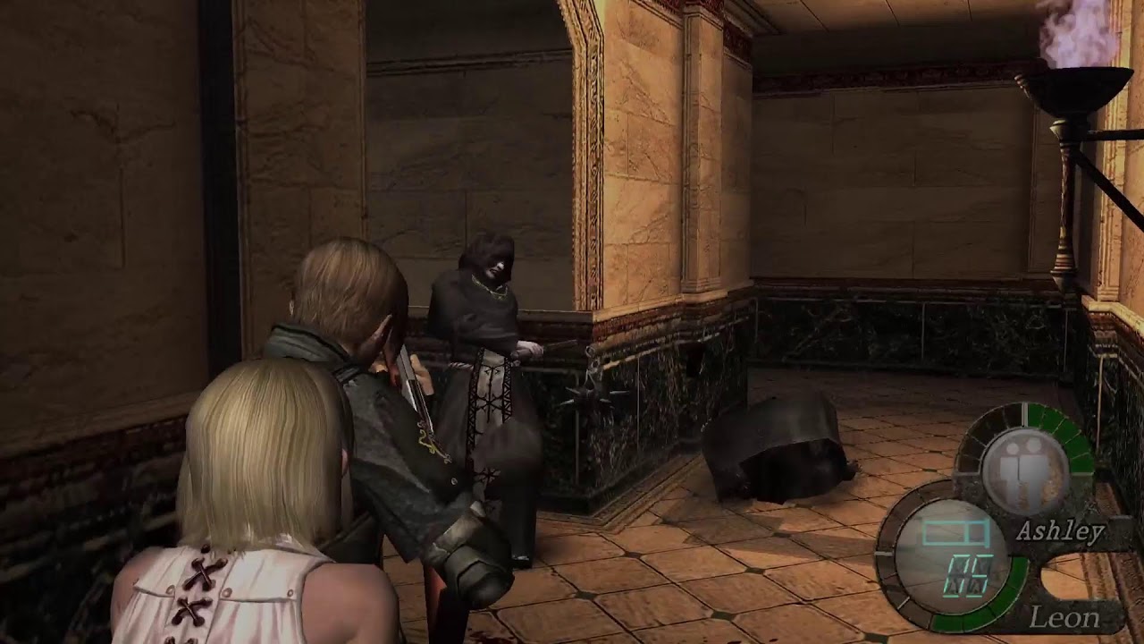 Jogando resident Evil 4