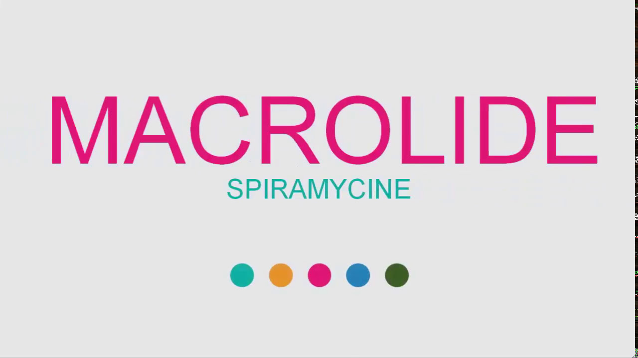Macrolide en odontologie : spiramycine