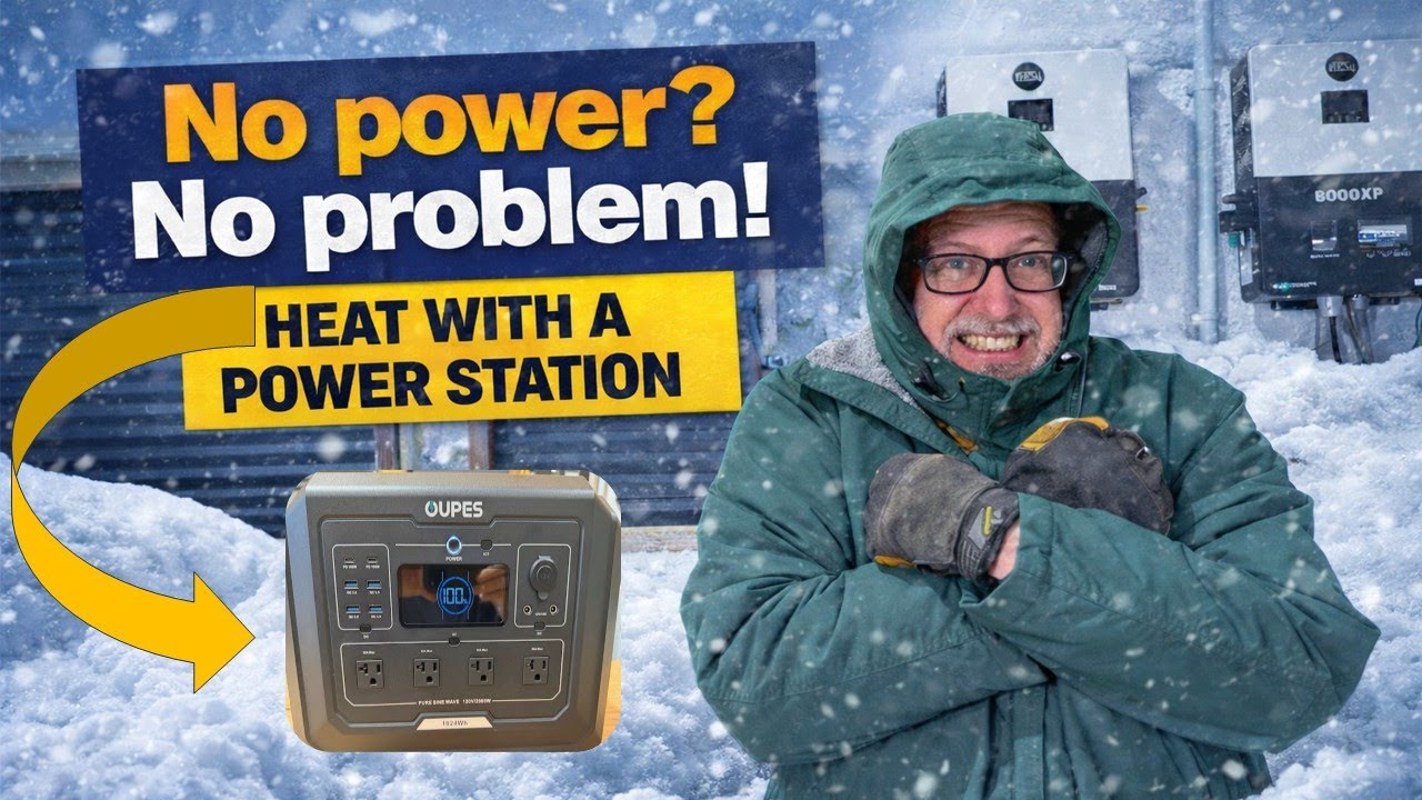 Stay Warm in a Winter Storm with a Power Station