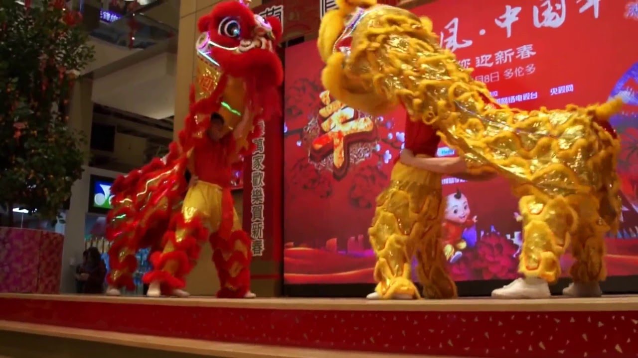 Toronto Latyip LED lion dance 2015 @中國風中國年 Splendid China Mall