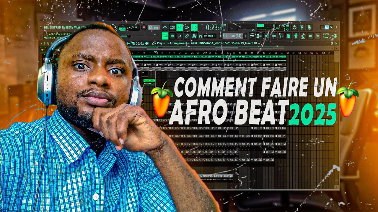 Afro Beat 2025 Tendance 🇫🇷 | Tuto complet FL Studio (L2B, Gims,