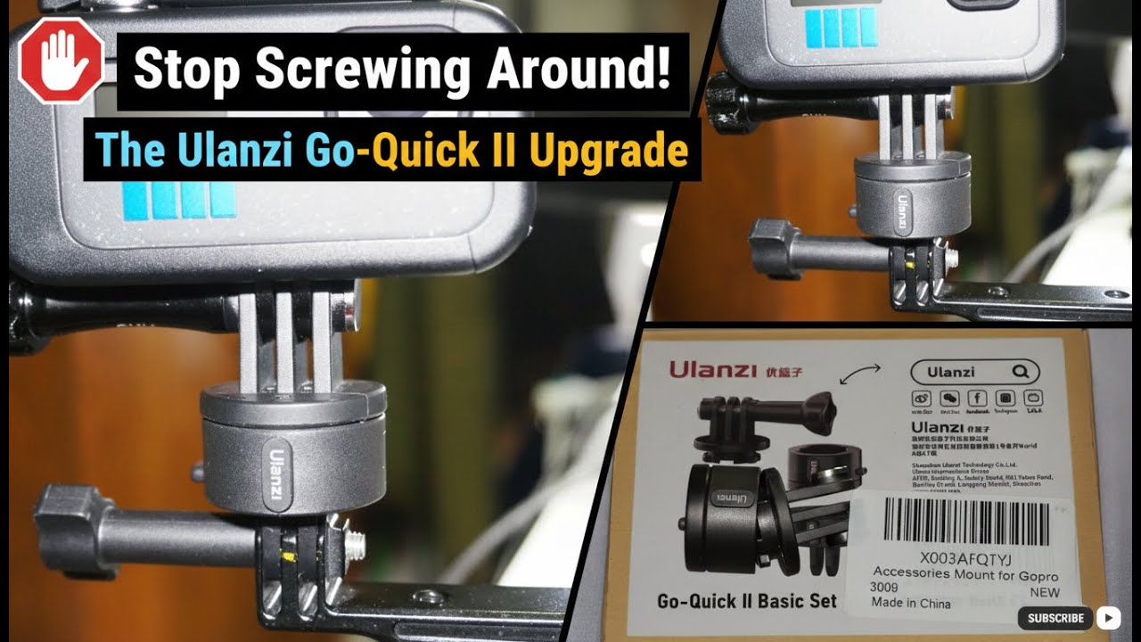 Stop Screwing Around! 🛑 The Ulanzi Go-Quick II Upgrade