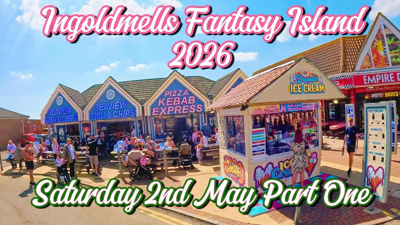 Bank Holiday Weekend and the suns shines over Ingoldmells Fantasy Island Skegness