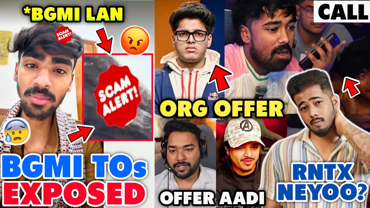 EXPOSED!🚨 WORST BGMI Tournament, JONATHAN Org Offer, RNTX NEYOO? Scout Call 📞, SOUL Offer Aadi! BGIS
