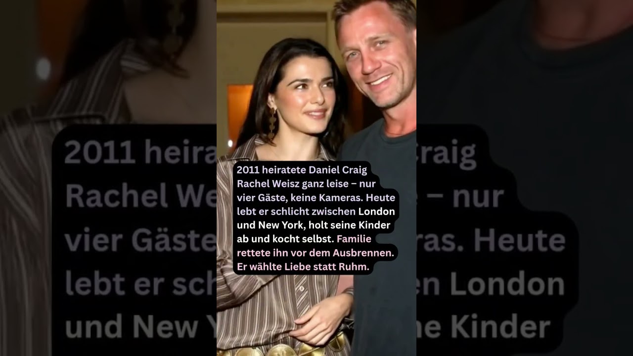 Daniel Craig: Ein stilles Leben fern vom Ruhm. 