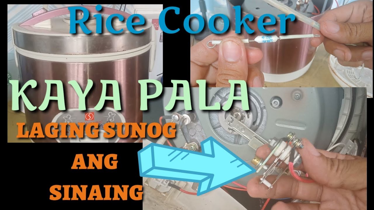 BAKIT LAGING PUMUPUTOK ANG THERMAL FUSE||PAANO AYUSIN ANG RICE COOKER