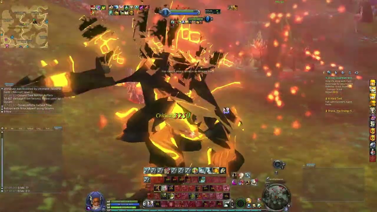 Aion 8.5   Ojisan in XFORM vs my templar (  bites me without teeth )