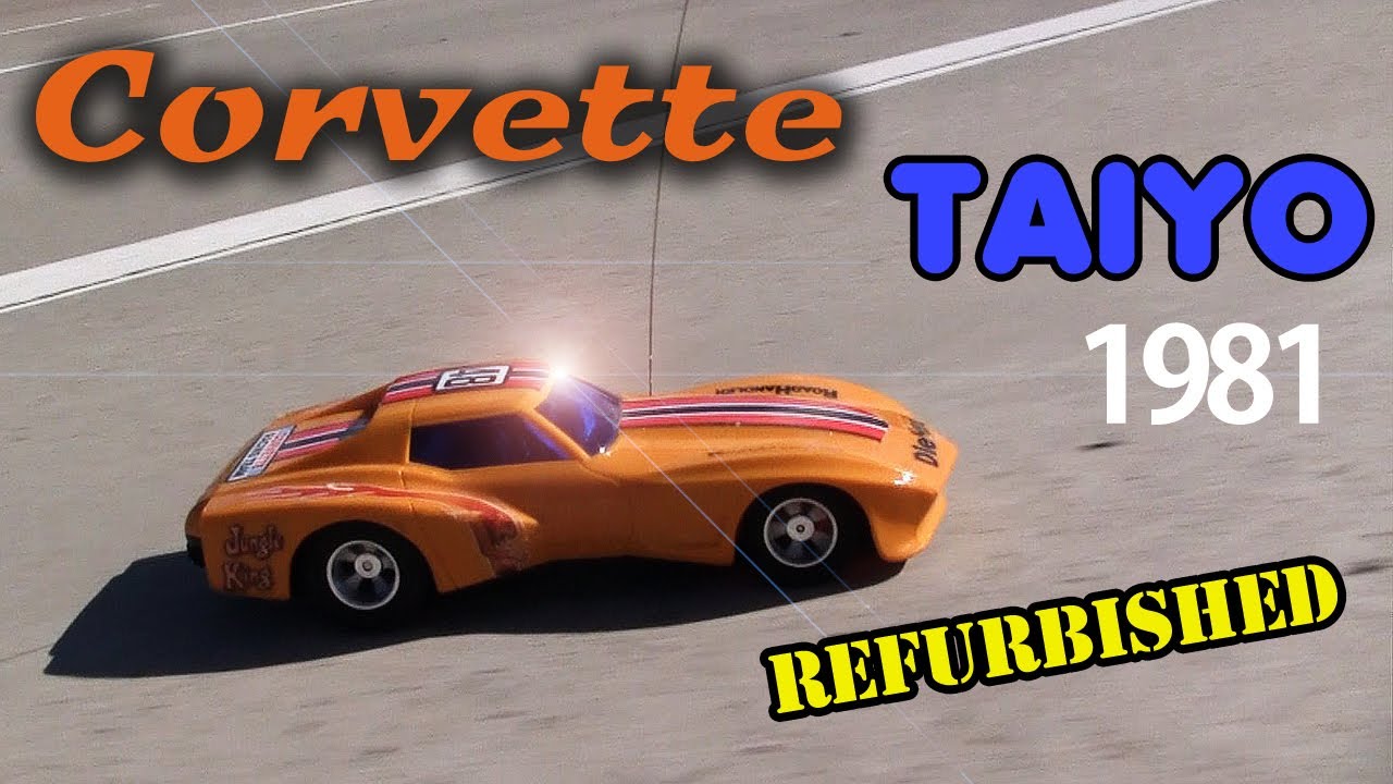 Внутри TAIYO Corvette: радиоуправляемая машина 80-х годов с соленоидным рулевым управлением!
