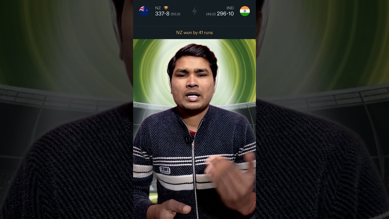 India vs New Zealand 3third ODI Update 😭! 