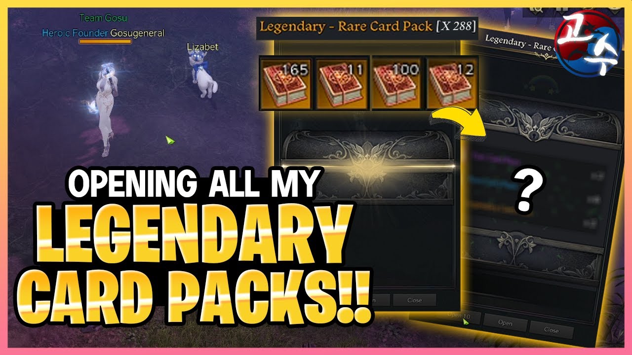 Lost Ark Legendary Card Packs for Light of Salvation