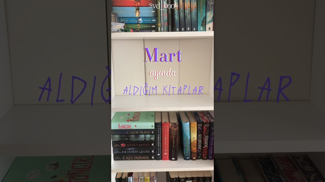 Mart ayı kitap alışverişi✨ 