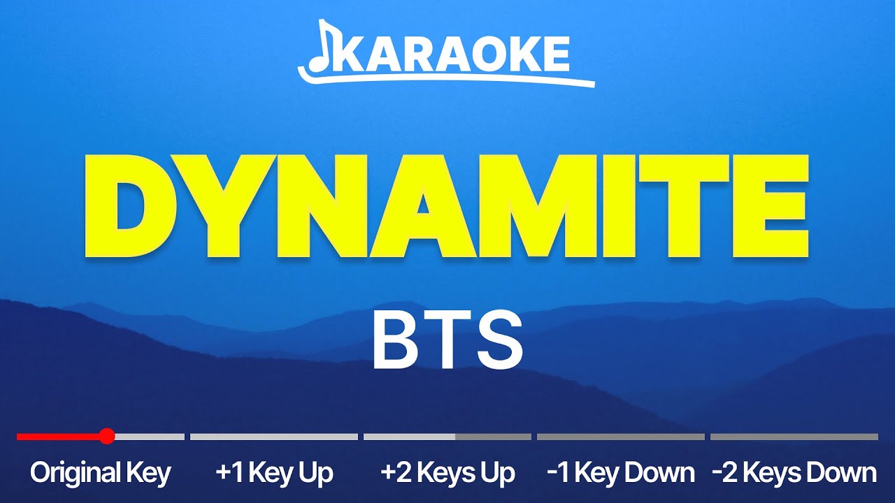 BTS - Dynamite | Original, Higher and Lower Key (Karaoke | In Your Key)