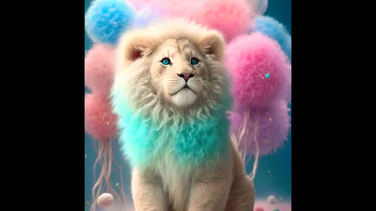 fantastische leeuwen🦁💚💙💜💖