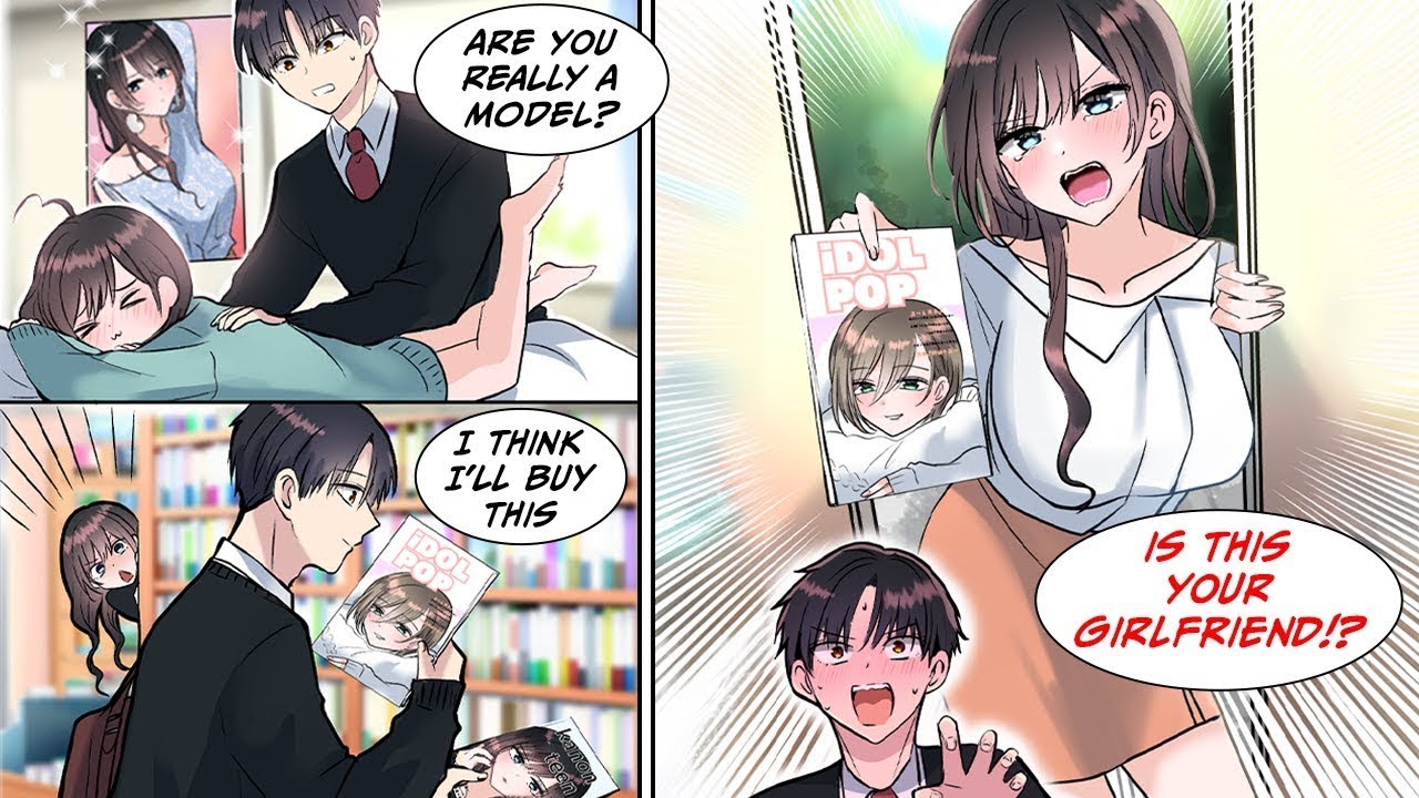 [Manga Dub] My childhood friend is a model... One day she saw me buying a magazine with her friend..