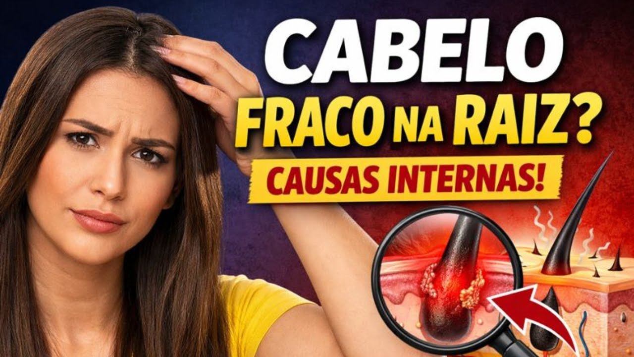 Cabelo Fraco Nasce da Raiz? As Causas Internas que Ninguém te Explica