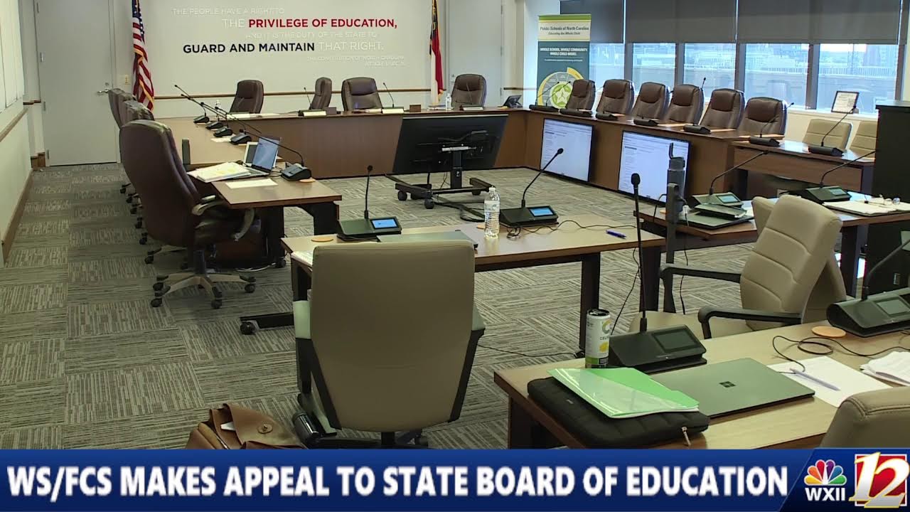 WS/FCS makes appeal to NC State Board of Education
