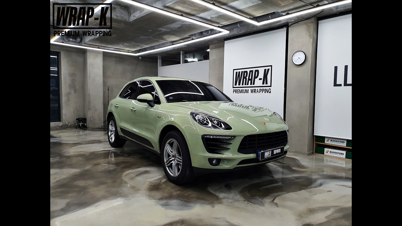 [랩케이] 포르쉐 마칸 고광택필름 전체랩핑 porsche macan full wrapping