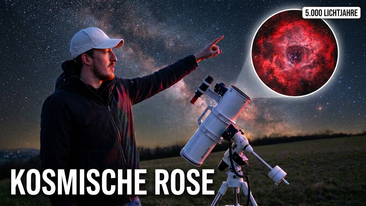 ASTRO VLOG - Der Rosettennebel - Eine kosmische Rose