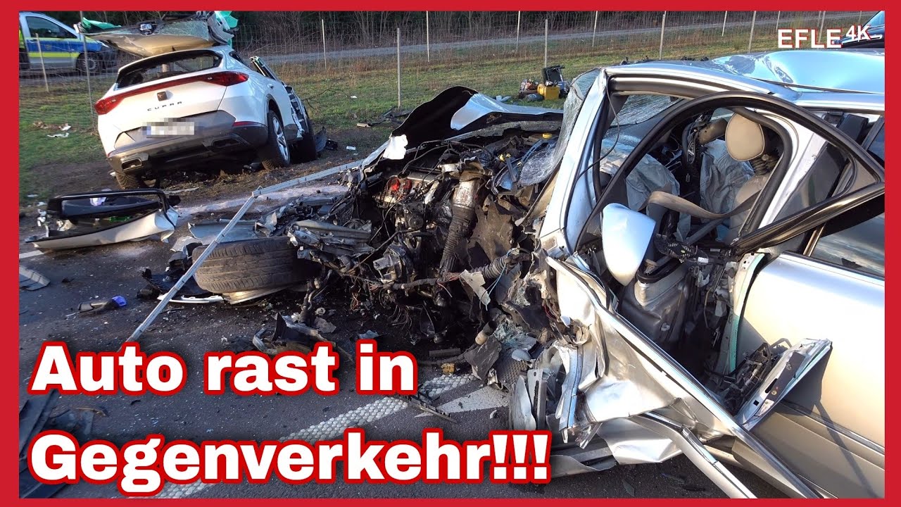 🆘️FRONTALCRASH auf B87 in Mockrehna⚠️FÜNF VERLETZTE aus total zerstörten Autowracks befreit❎️