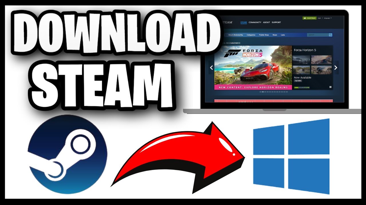 How to Download Steam on Windows 10/11 Laptop and PC