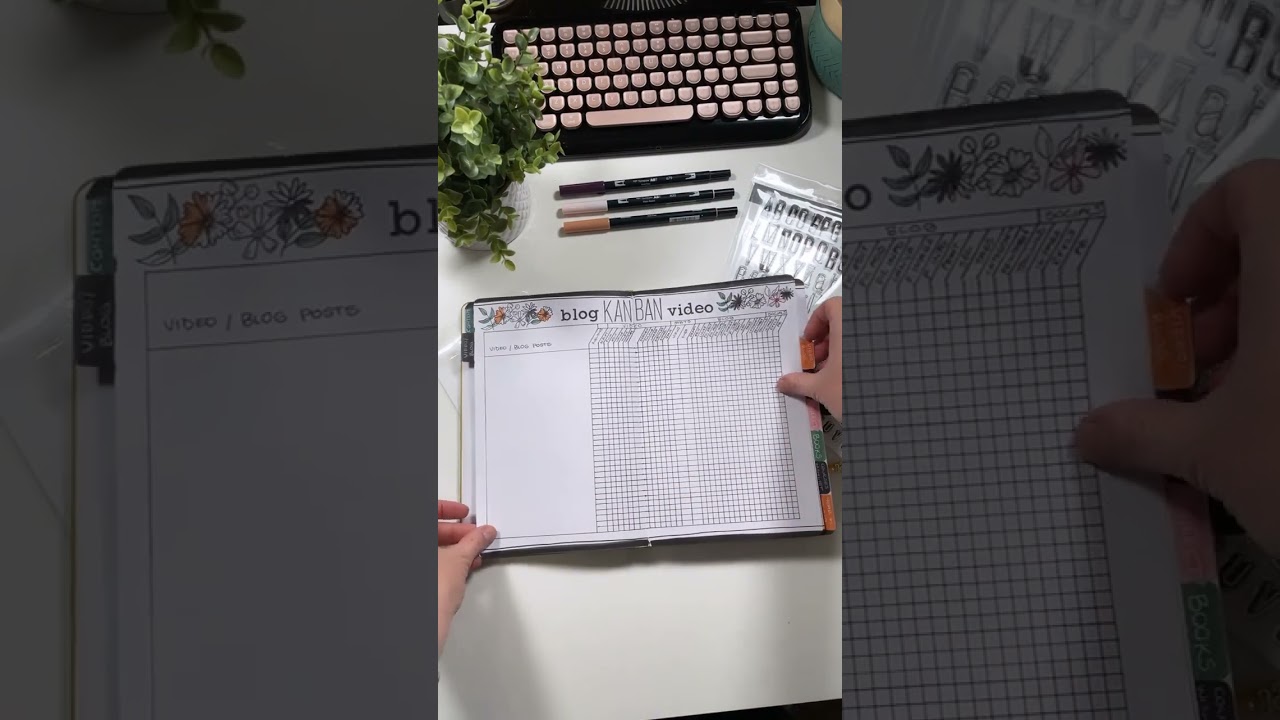 Full flip through of my new B5 notebook setup for the rest of 2022! Link in my bio to see the video
