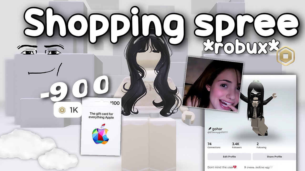 шоппинг в roblox🛍️💸|| покупка robux ||