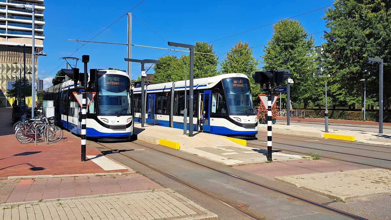 Het bus en tram vervoer in Amstelveen 24-08-2022