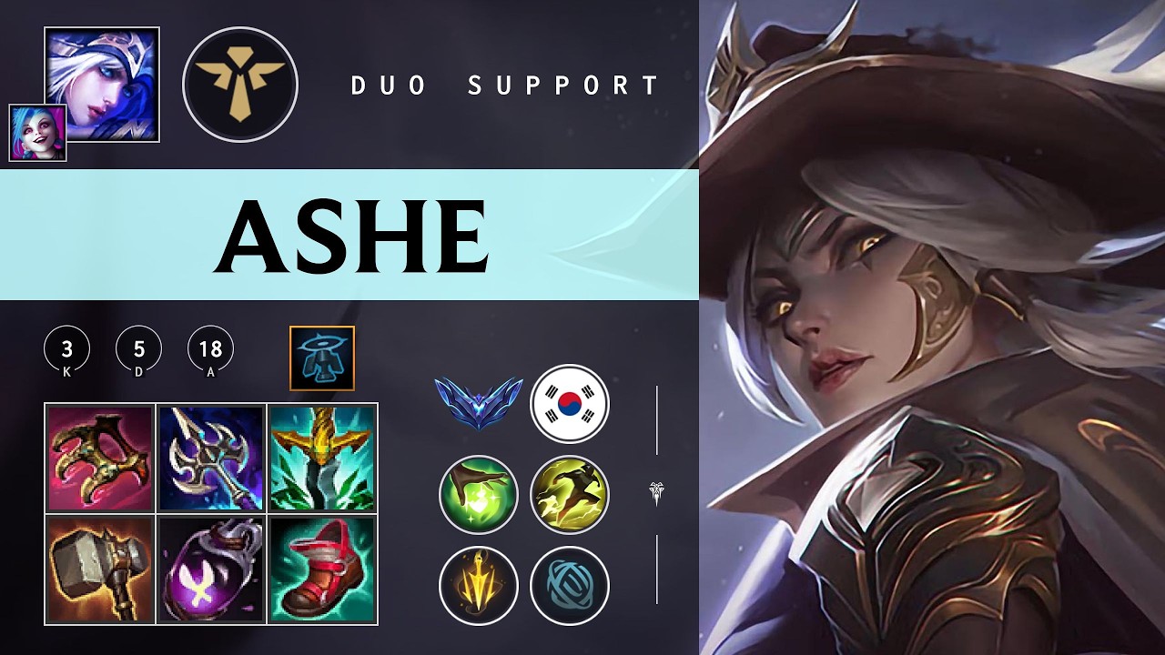Ashe Support vs Lulu - KR Diamond Patch 26.05